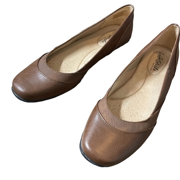 LifeStride Deja Vu Ballerina Flats Comfort Shoe NEW Size 9.5 Narrow - Picture 6 of 11
